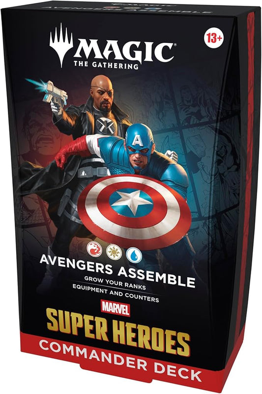 Magic: The Gathering Mazzo Commander Avenger Uniti Marvel Super Hero