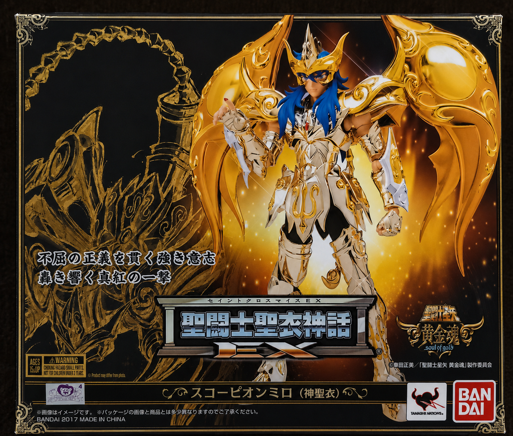 Saint Seiya Myth Cloth Ex Scorpio Milo version God Cloth Bandai