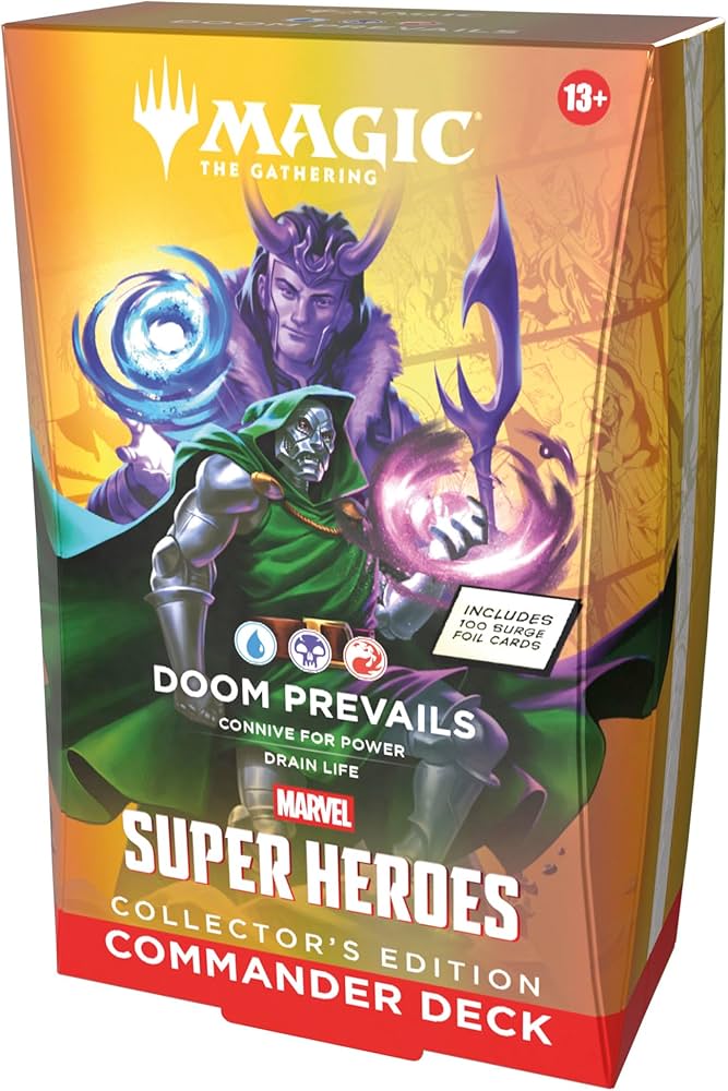 Magic: The Gathering Marvel Commander Deck Doom Prevails Collector's Edition