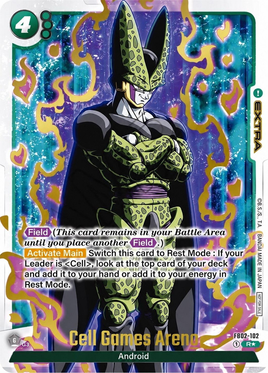 Dragon Ball Fusion World Cell Games Arena ALT FB02-102