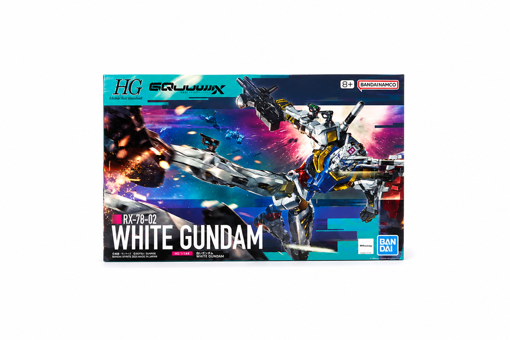 Gundam Gquuuuuux RX-78-02 WHITE GUNDAM HG 1/144 linea High Grade serie Mobile Suit Gundam Gquuuuuux