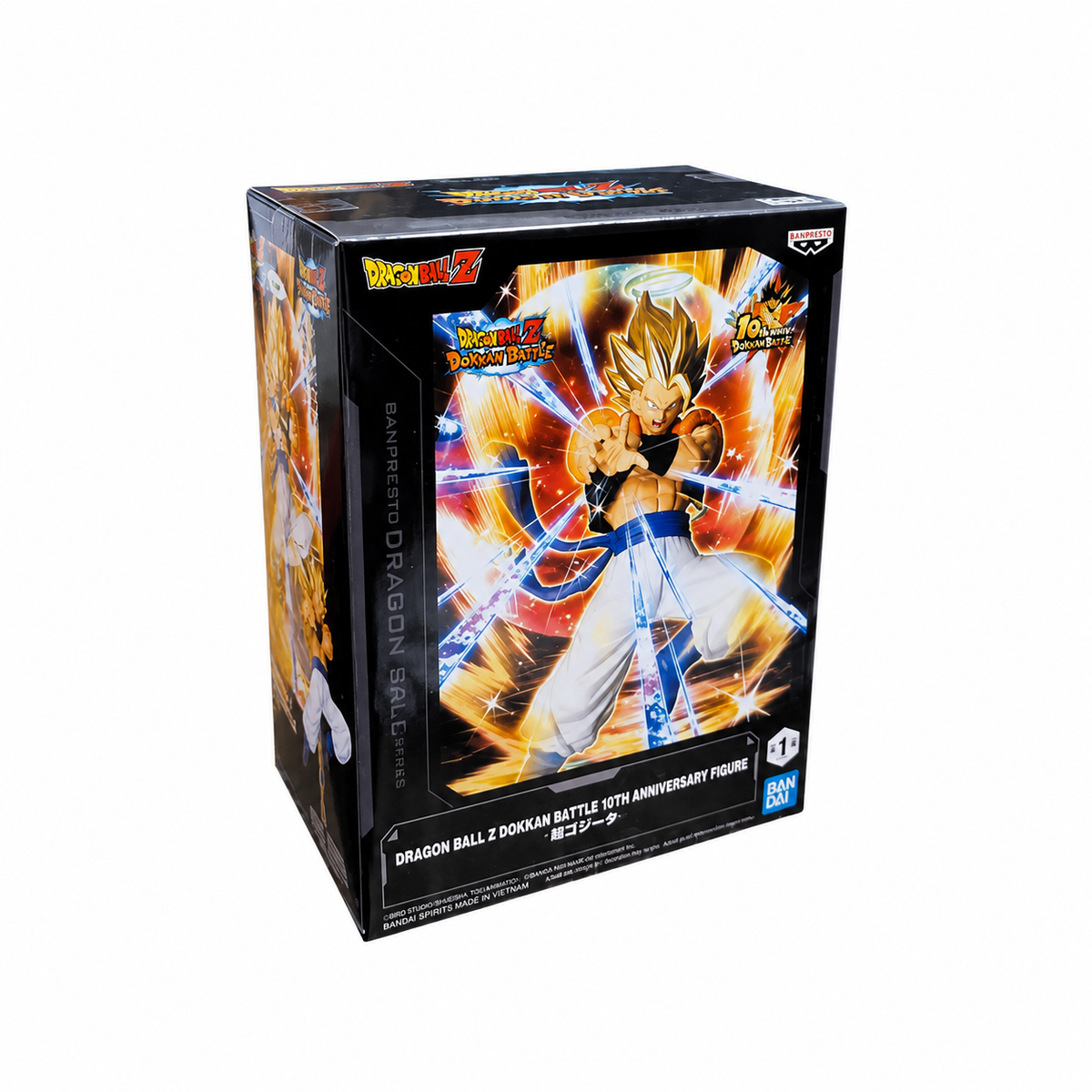 DRAGON BALL Z SUPER GOGETA ACTION FIGURE DOKKAN BATTLE 10TH ANNIVERSARY