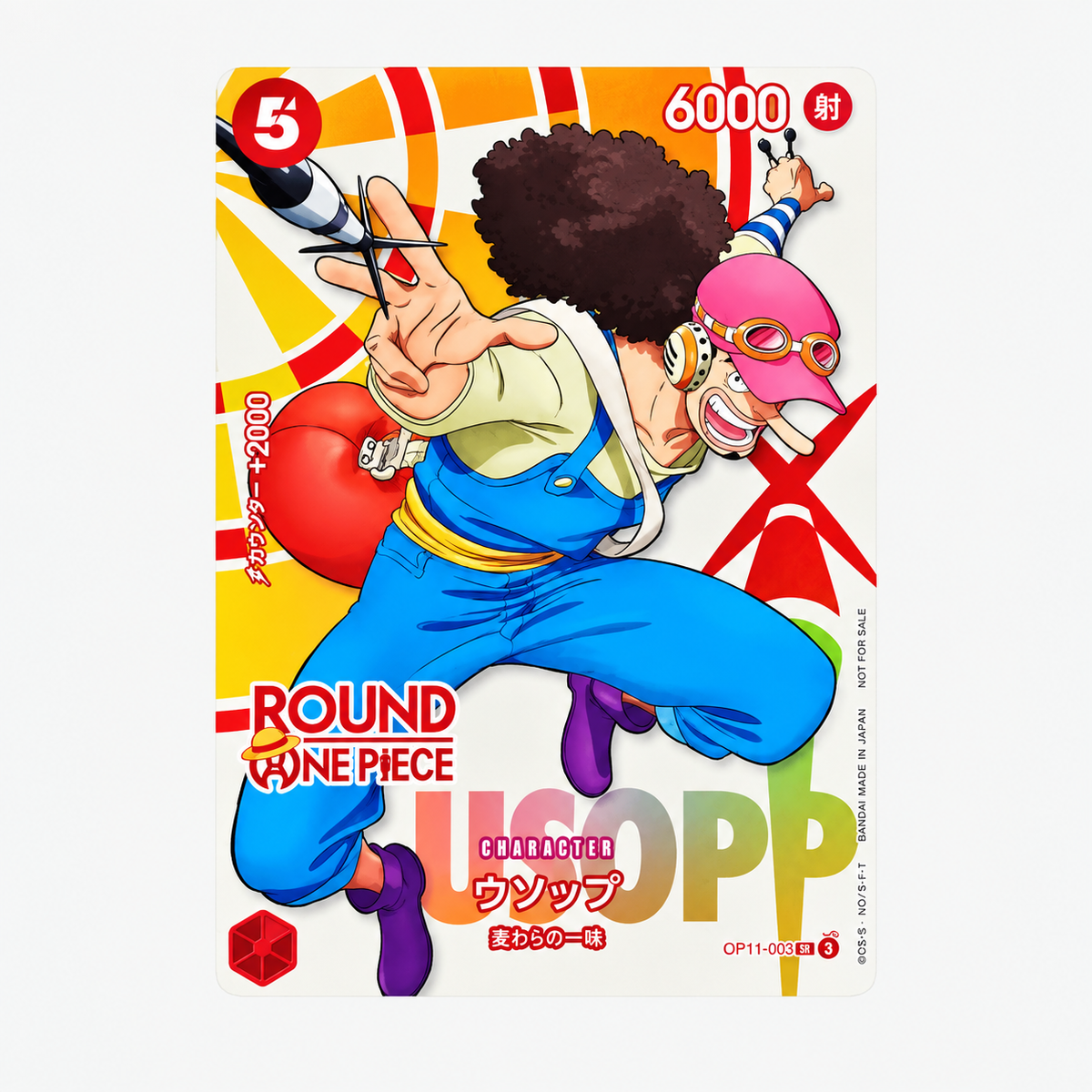 One Piece TCG Usopp Round OP11-003 Bandai
