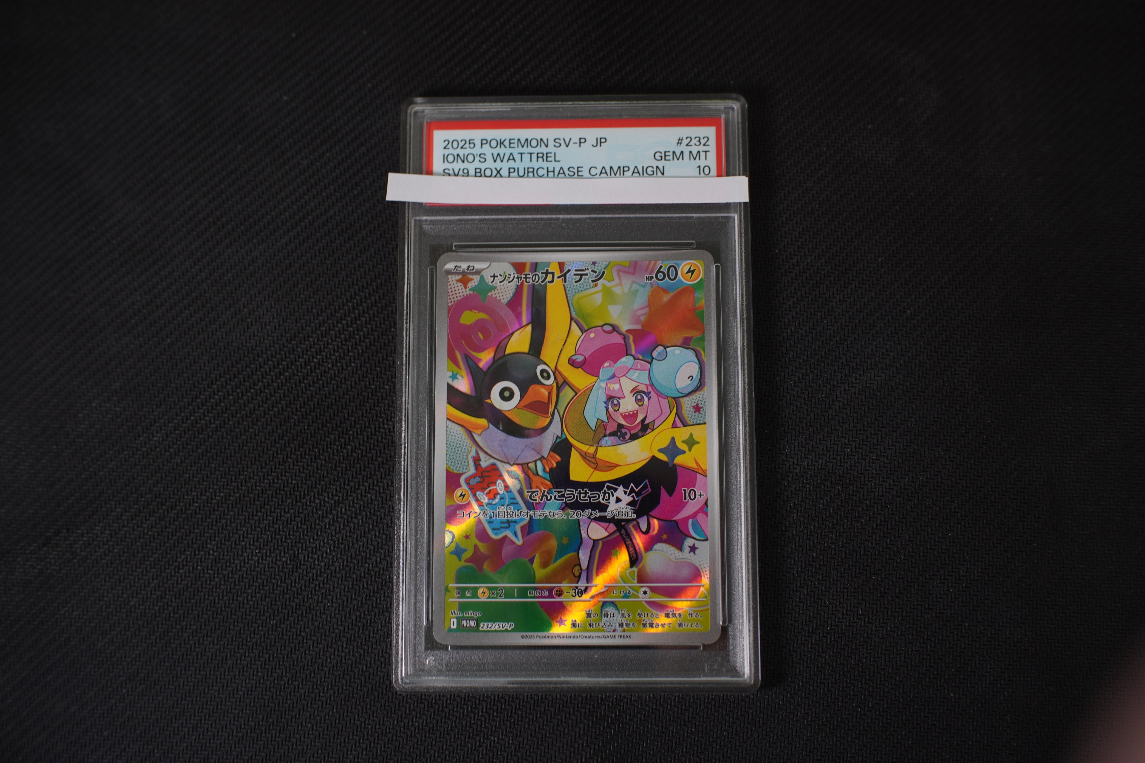 Pokèmon Iono's Wattrel - 232/SV-P PSA (JAP)