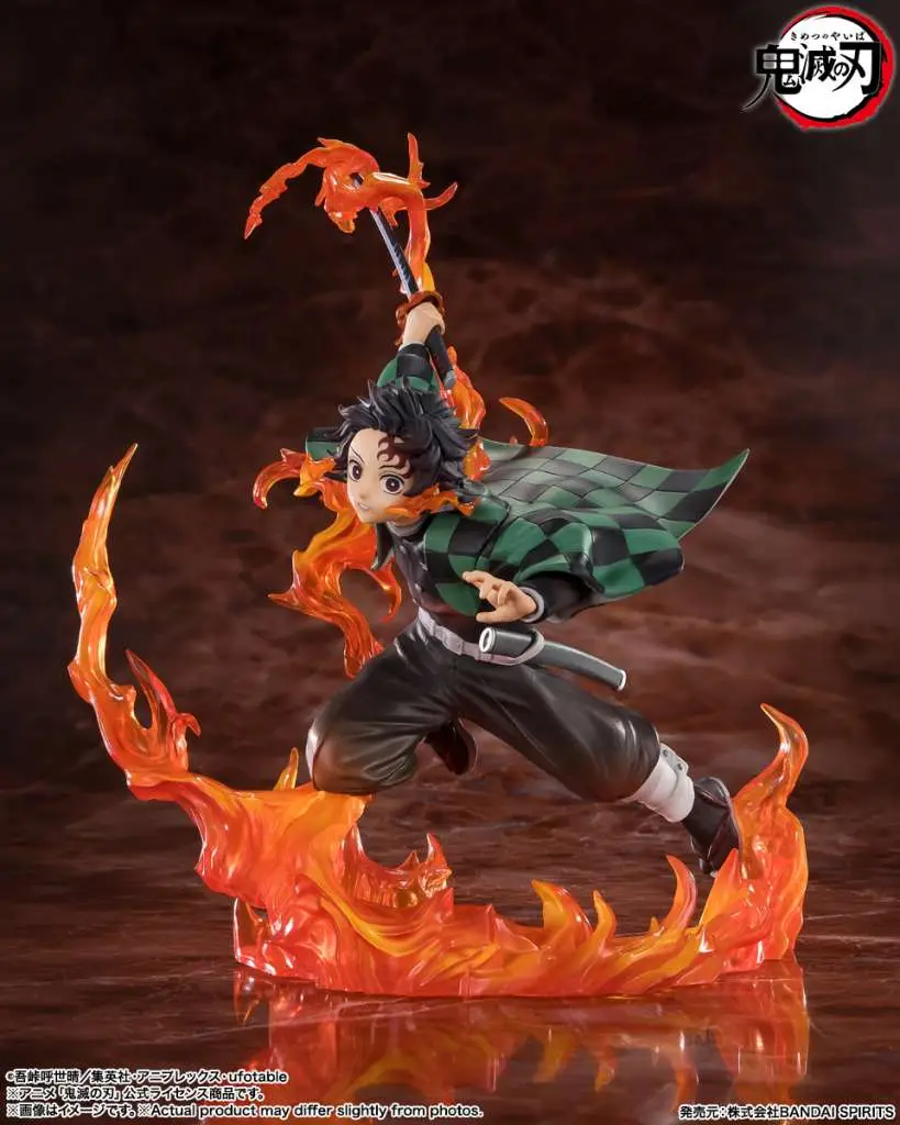 Demon Slayer Tanjiro Kamado Kyojuro Rengoku Sword Guard Figuartszero