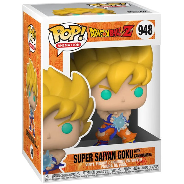 FUNKO POP Dragon Ball Z Super Saiyan Goku w/Kamehameha 948