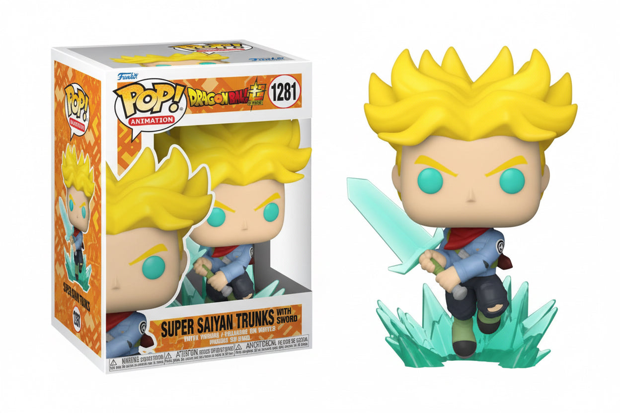 FUNKO POP Dragon Ball Super Saiyan Trunks w/Sword 1281