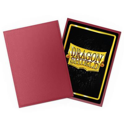 AT-11824 DRAGON SHIELD MATTE STANDARD - NON-GLARE BLOOD RED (100 SLEEVES)