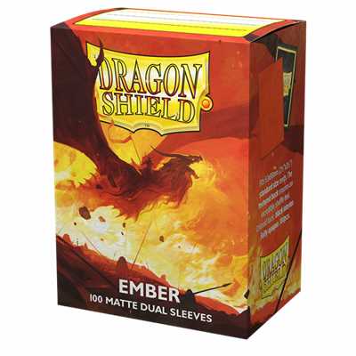 AT-15054 DRAGON SHIELD DUAL MATTE SLEEVES - EMBER 'ALARIC, REVOLUTION KINDLER' (100 SLEEVES)