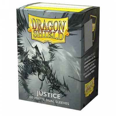 AT-15061 DRAGON SHIELD DUAL MATTE SLEEVES - JUSTICE (100 SLEEVES)