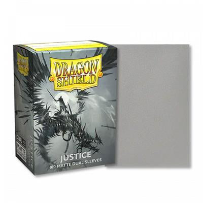 AT-15061 DRAGON SHIELD DUAL MATTE SLEEVES - JUSTICE (100 SLEEVES)