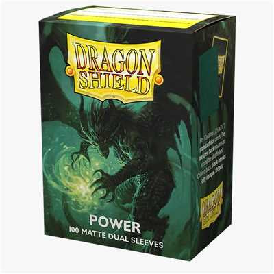 AT-15063 DRAGON SHIELD DUAL MATTE SLEEVES - POWER (100 SLEEVES)