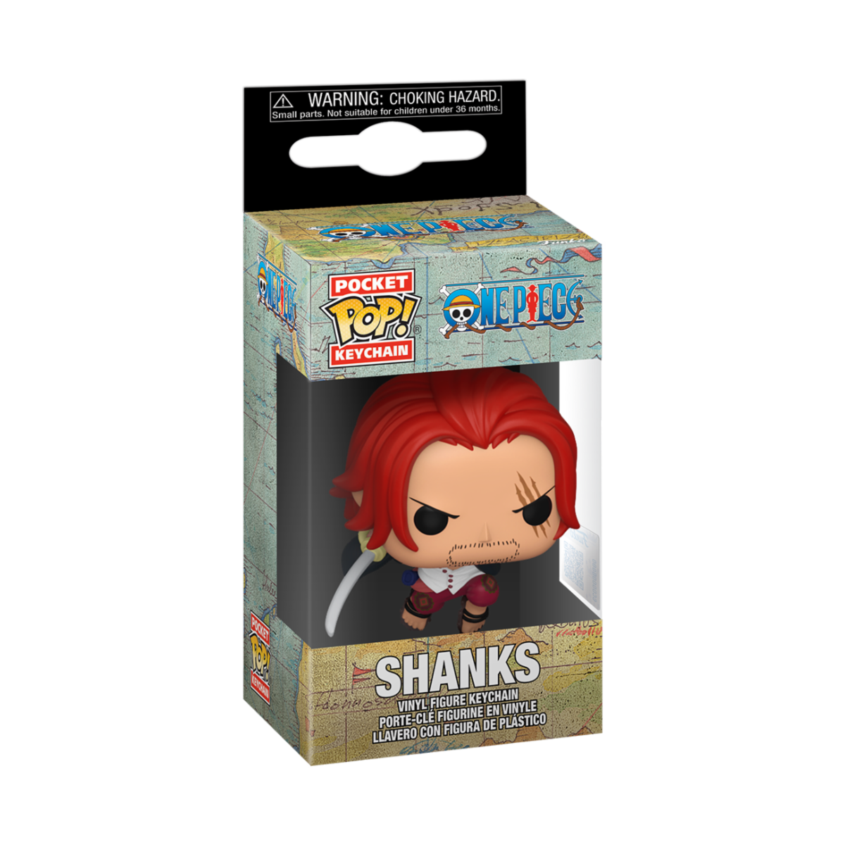 ONE PIECE S13 - POP KEYCHAIN - SHANKS 4CM