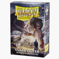 DRAGON SHIELD STANDARD OUTER SLEEVES - MATTE CLEAR (100 SLEEVES)
