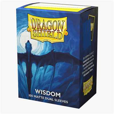 DRAGON SHIELD DUAL MATTE SLEEVES - WISDOM (100 SLEEVES)