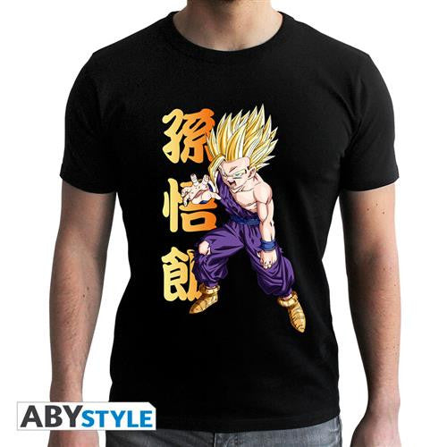 T-SHIRT DBZ/ GOHAN MAN BLACK TG.S