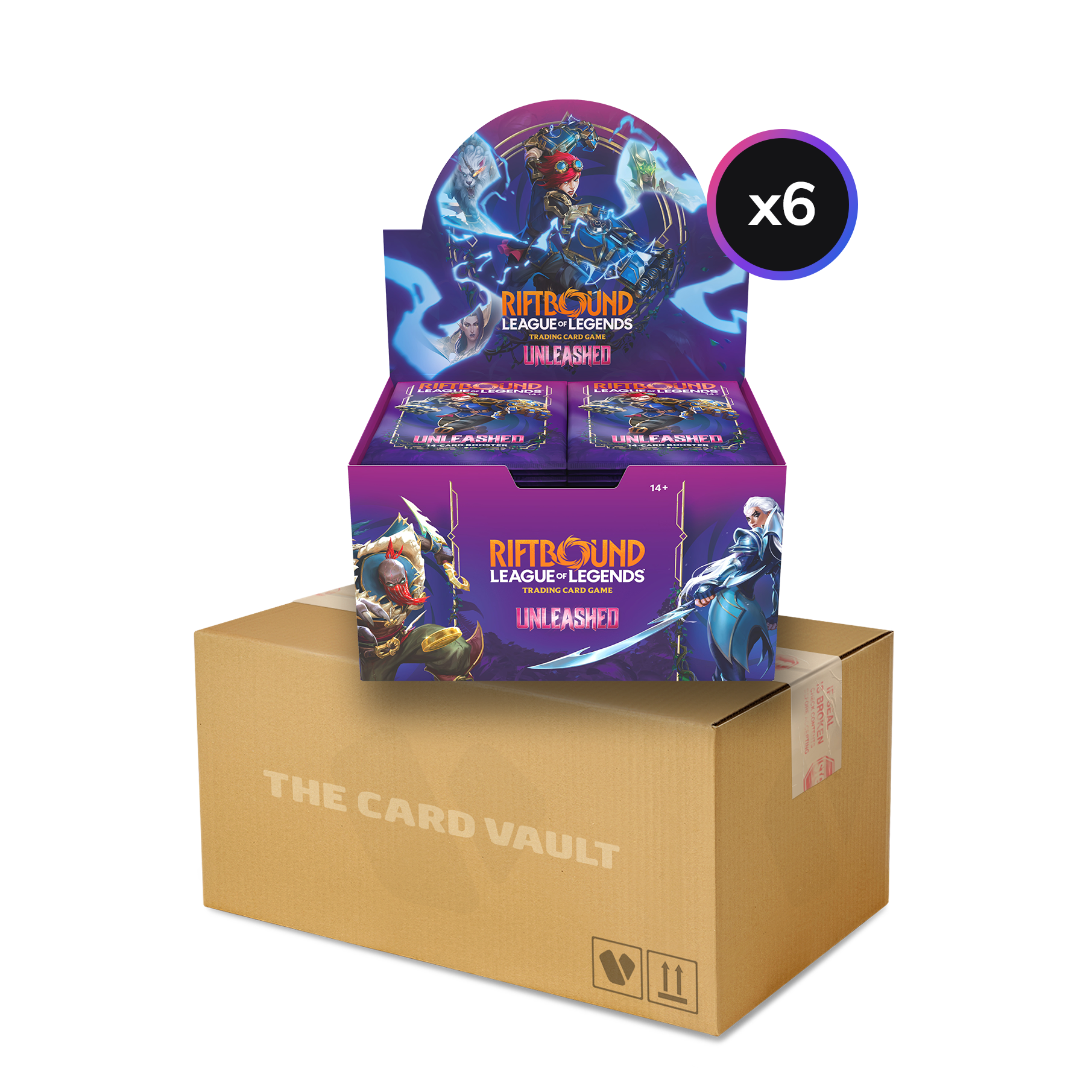 League of Legend Riftbound Unleashed CASE