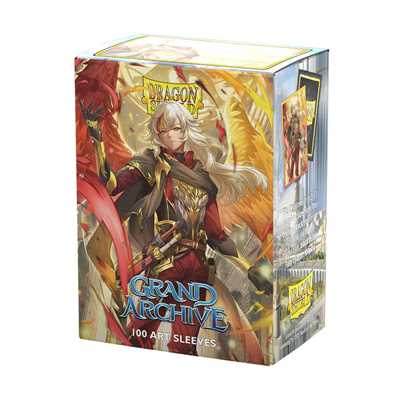 DRAGON SHIELD MATTE ART SLEEVES - GRAND ARCHIVE AZRAEL, ARCHANGEL OF MATERIA (100 BUSTINE)