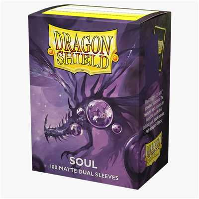 DRAGON SHIELD DUAL MATTE SLEEVES - SOUL (100 SLEEVES)