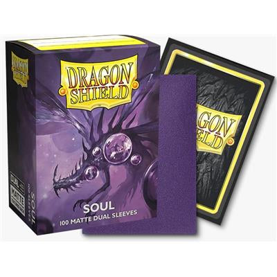 DRAGON SHIELD DUAL MATTE SLEEVES - SOUL (100 SLEEVES)