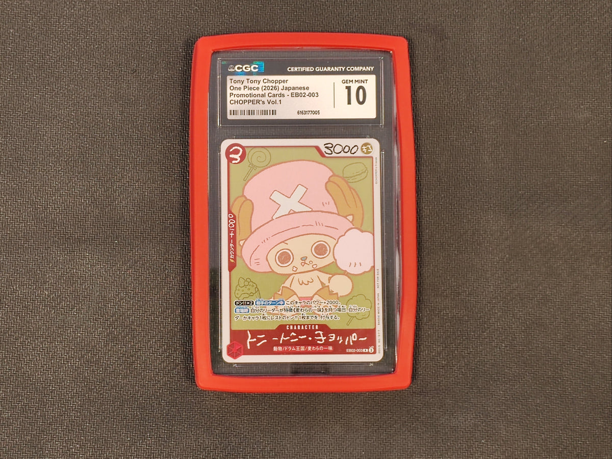 One Piece TCG Tony Tony Chopper EB02-003 CGC 10 (JAP)