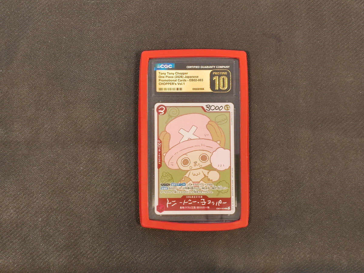 One Piece TCG Tony Tony Chopper EB02-003 CGC 10 Pristine (JAP)