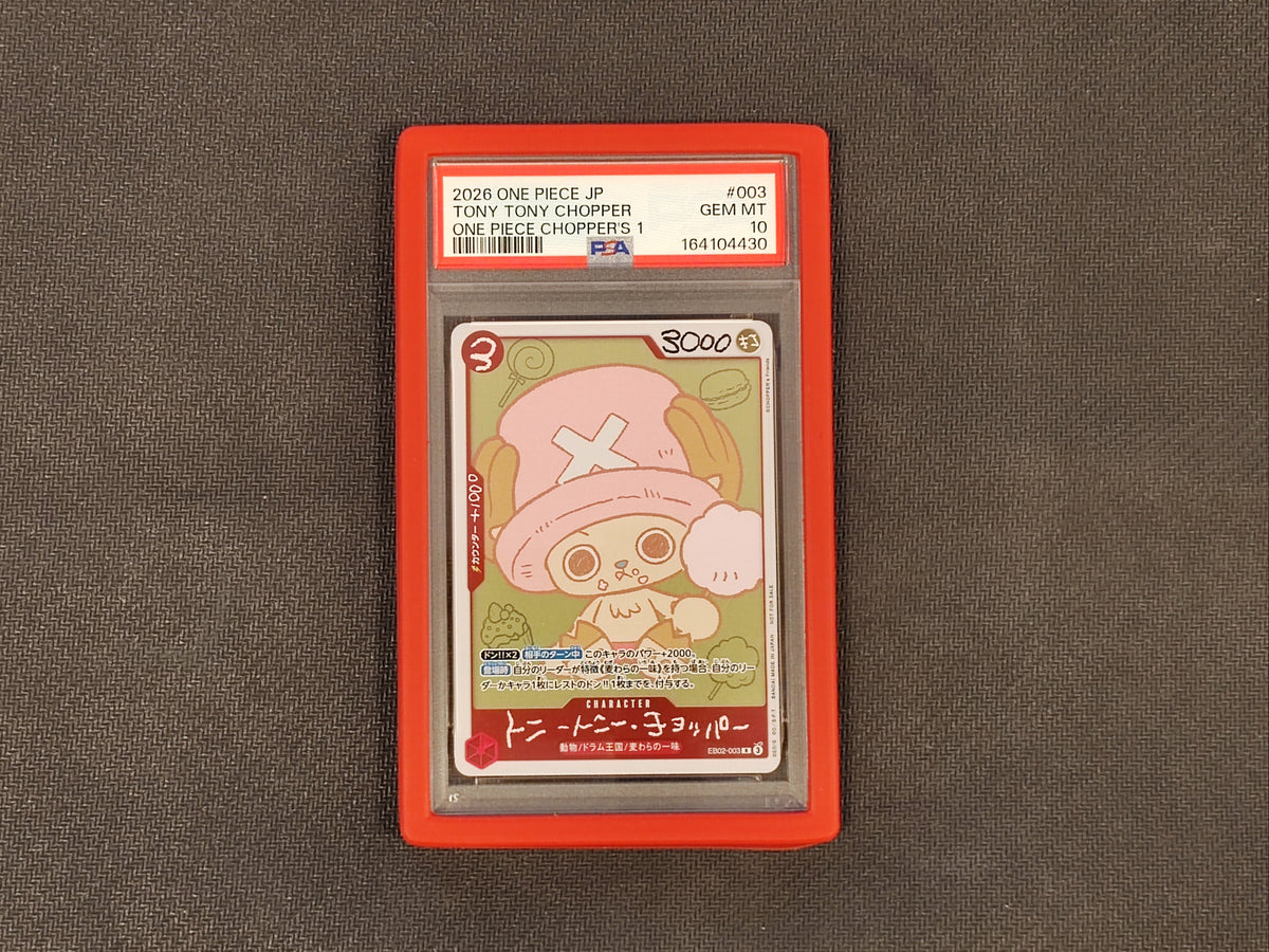 One Piece TCG Tony Tony Chopper EB02-003 PSA 10 (JAP)