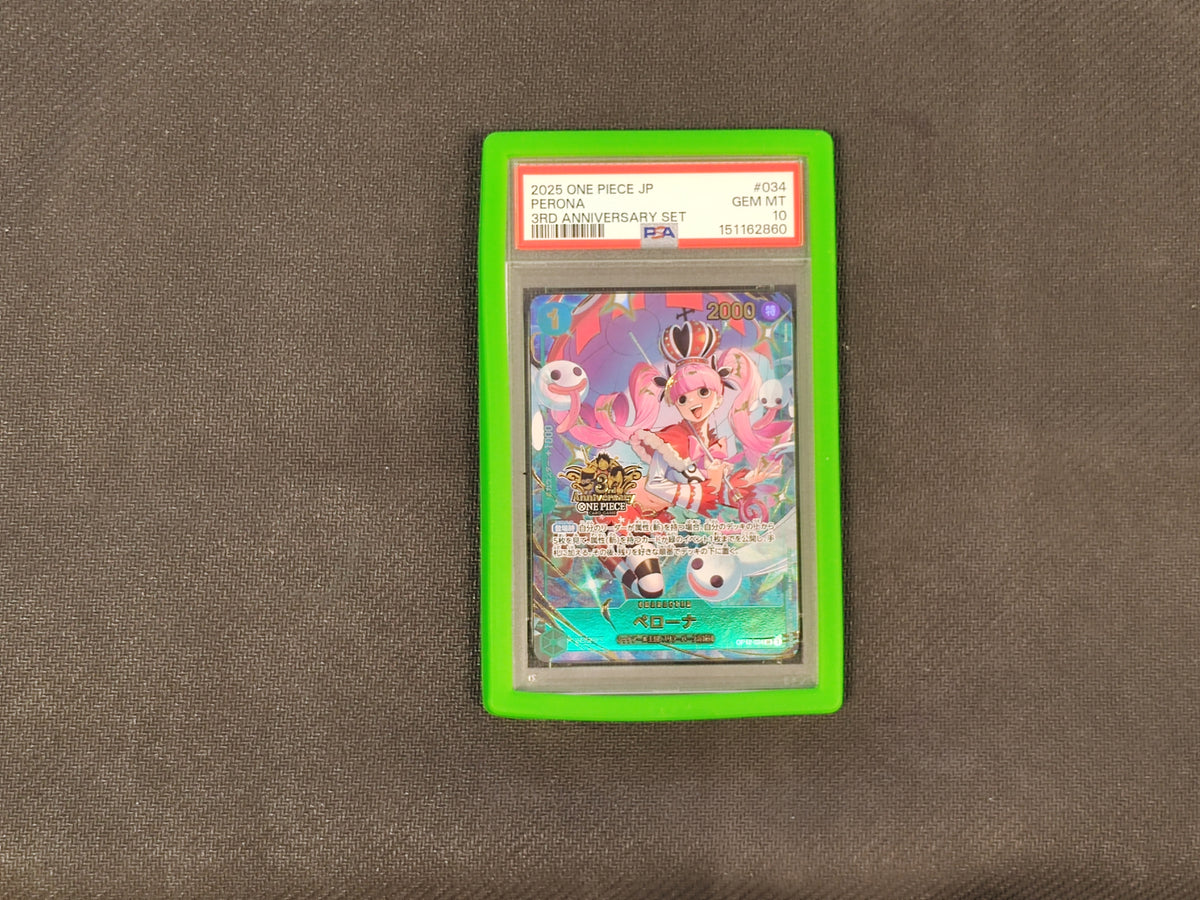 One Piece TCG Perona OP12-034 PSA 10 (JAP)