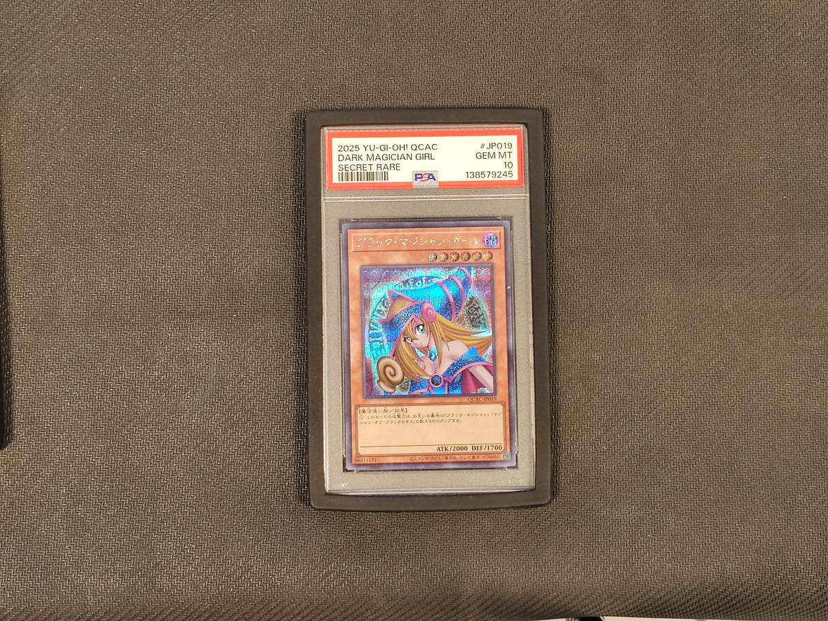 YU-GI-HO Ragazza Maga Nera QCAC-JP019 PSA 10 (JAP)