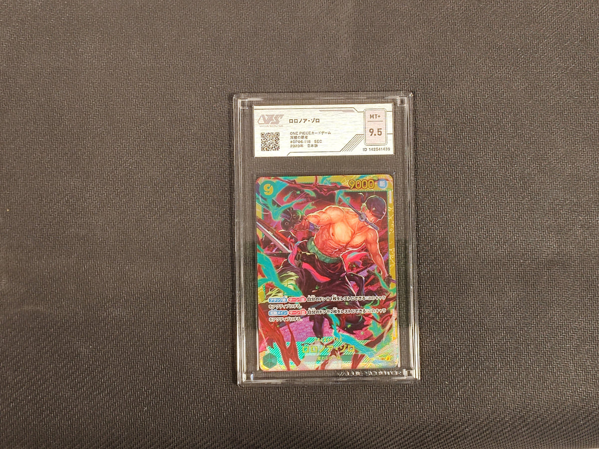 One Piece TCG Roronoa Zoro OP06-118 VSS 9.5 (JAP)