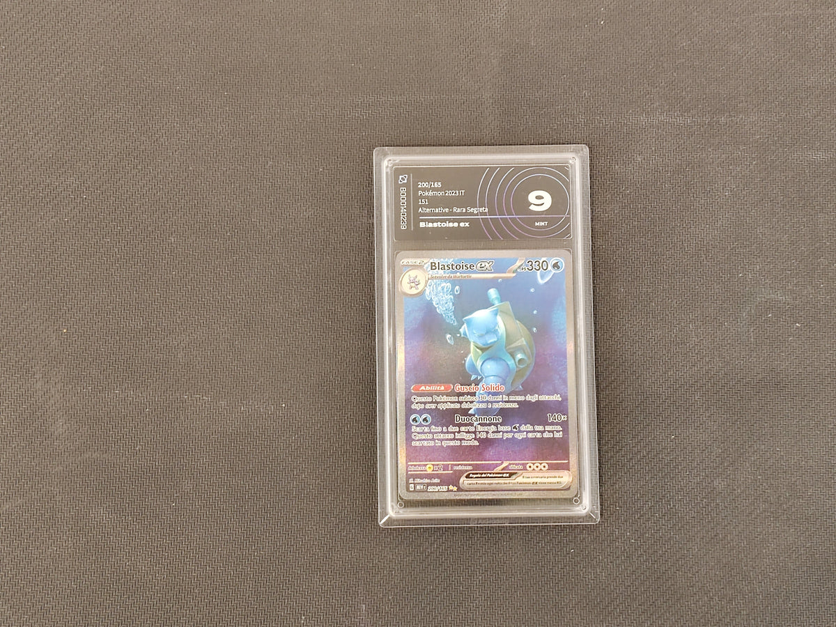 Pokèmon Blastoise ex 151 200/165 AIGrading 9