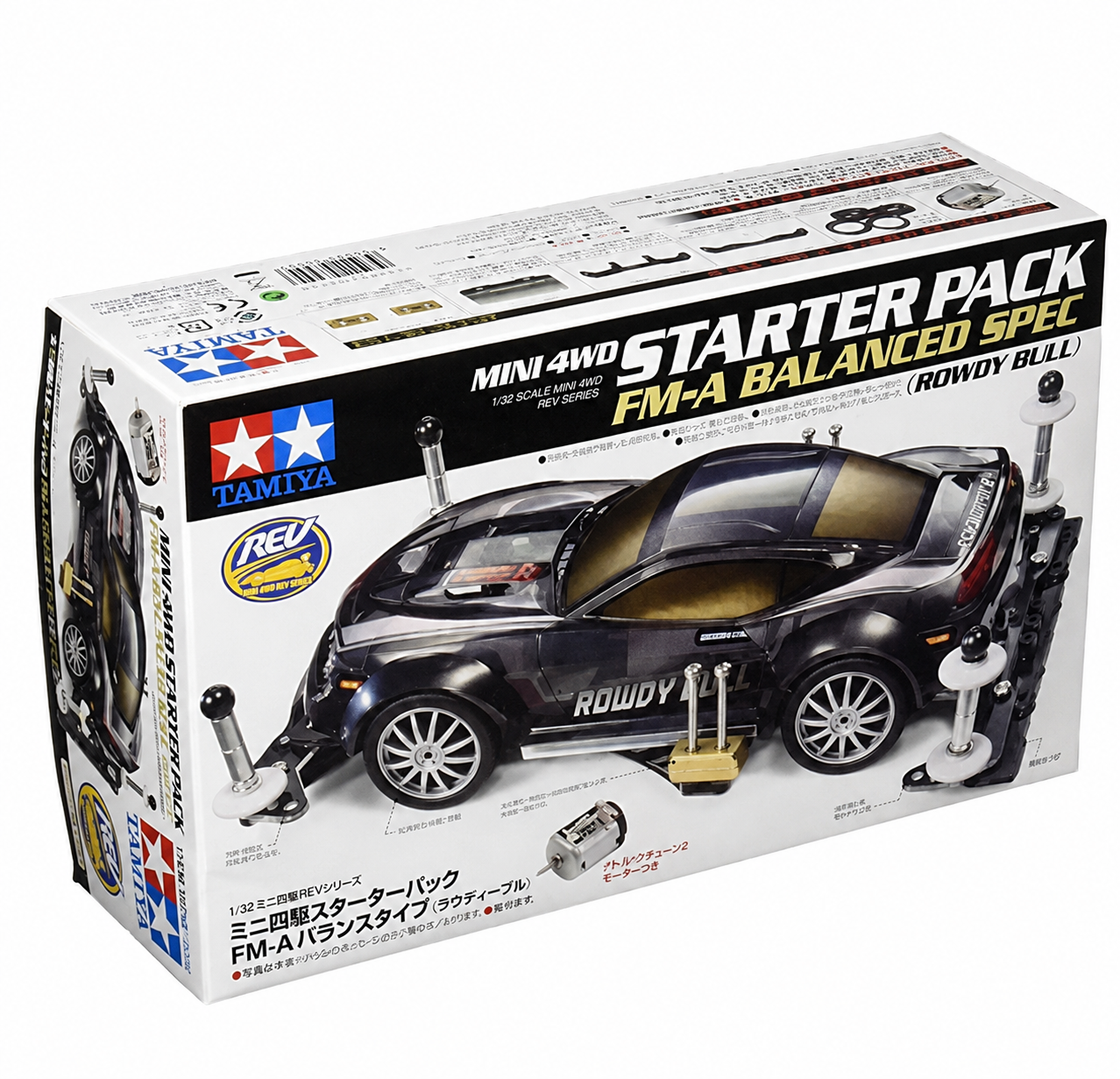 Mini 4WD Starter Pack Rowdy Bull 18710 Tamiya